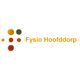 Logo met de tekst "Fysio Hoofddorp" en vijf gekleurde stippen links.