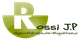 Logo vert avec le texte "Rossi J.P, Hypnothérapeute-Magnétiseur" en noir et vert.