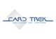 Logotipo da "Card Trek" com texto "Soluções em Cartões" em azul e forma geométrica cinza.