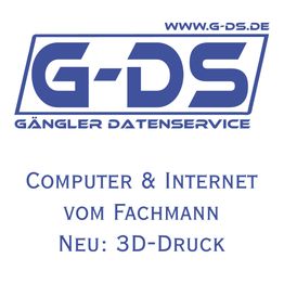 Logo: Gängler Datenservice, Computer & Internet, Neu: 3D-Druck.
