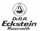 Logo von Dr. R.A. Eckstein Kosmetik mit einer stilisierten Schlange in einer Schale vor einem Dreieck.