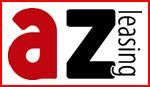 Logo mit „aZ leasing“ in rot und schwarz.