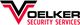 Logo mit Schriftzug "Voelker Security Services" in Schwarz und Rot.