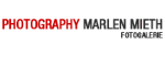 Textlogo: "PHOTOGRAPHY MARLEN MIETH FOTOGALERIE" in Rot und Schwarz auf weißem Hintergrund.