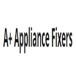 Text reads: "A+ Appliance Fixers" in bold font.
