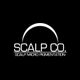 Black logo with "Scalp Co." and "Scalp Micro Pigmentation" under a curved line.