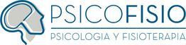 Logotipo de Psicofisio, incluye un cerebro estilizado y texto "Psicología y Fisioterapia".