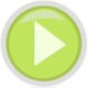 Grüner Play-Button mit weißem Dreieck in der Mitte.