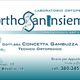 Biglietto da visita di OrthoSanInsieme, contatti e indirizzo per appuntamenti ortopedici.