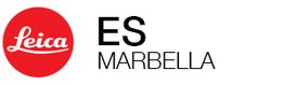 Logotipo de Leica con las letras "ES Marbella" a la derecha.