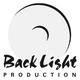 Logo mit stilisiertem Mond und Text: "Back Light Production."