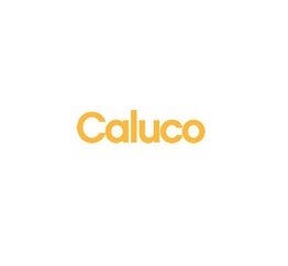 Caluco logo in orange text on a white background.