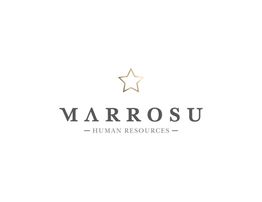 Logo de Marrosu Human Resources con una estrella dorada arriba del texto.