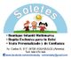 Imagen de "Soletes": Boutique infantil con dirección, contacto y niños bajo el sol sonriente.