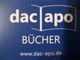 Blaue Grafik mit dem Text "dac apo Bücher" und der Webadresse "www.dac-apo.de".