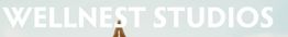 "WELLNEST STUDIOS" text over a light sky background.