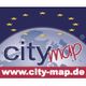 Logo von city-map mit www.city-map.de, Europa-Sternen und einer Weltkarte im Hintergrund.