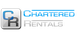 Logo of Chartered Rentals Ltd with stylized "CR" and blue-black text.