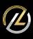 A gold and silver stylized "Z" logo on a black background.
