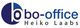 Logo von bo-office Heiko Laabs in Blau und Grau.