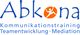 Logo von Abkona mit Text: "Kommunikationstraining, Teamentwicklung, Mediation".