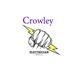Fist holding lightning bolt with "Crowley" and "Electrician Services" text.