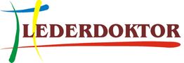 Logo mit dem Text "LEDERSOKTOR" in Rot, durchzogen von bunten, geschwungenen Linien.