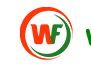 WF logo with red and green swooshes forming a circle.