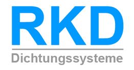 Logo mit blauen Buchstaben "RKD" und dem grauen Text "Dichtungssysteme" darunter.