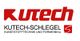 Logo: Kutech-Schlegel, Kunststofftechnik und Formenbau, roter Schriftzug und Symbol.