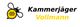 Biene-Logo mit Text "Kammerjäger Vollmann" in Schwarz und Gelb.