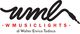 Logo "wmusiclights" con cavo e nome "Walter Enrico Todisco" sotto in rosso e nero.