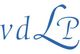 Blauer Schriftzug "vdLP" in einer eleganten, geschwungenen Schriftart.