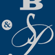 Blaues Logo mit den Buchstaben "B" und geschwungenem "S P" sowie einem kleinen "&"-Zeichen.