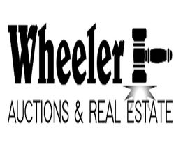 Wheeler Auctions & Real Estate logo with a gavel icon.