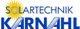 Logo mit Sonne und Schriftzug "Solartechnik Karnahl" auf weißem Hintergrund.