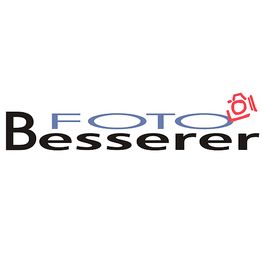 Logo mit Schriftzug "Besserer Foto", daneben eine rote Kamera-Ikone.