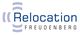 Logo: "Relocation Freudenberg" mit blauen und grauen grafischen Elementen links.