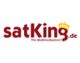 Logo von "satKing.de" mit rotem Text und gelber Krone auf weißem Hintergrund.