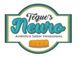 Logotipo de "Teque's Neuro", auténtico sabor venezolano, con un tequeño ilustrado.