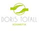 Alt-Text: "Logo der Doris Tofall Kosmetik mit grünem Kreis und zwei Händen."