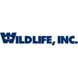 Logo saying "Wildlife, Inc." with an eye in the "W".