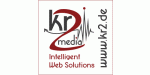 Logo mit Text: "kr media, Intelligente Web Solutions, www.kr2.de".