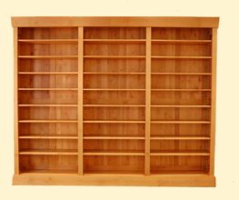 Bücherregal Erle natur