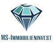 Logo mit stilisiertem Diamant und Schriftzug "MS-Immobilieninvest" darunter.