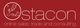 Logo mit weißem Schriftzug "Ostacon", Europa-Karte im Buchstaben "O", roter Hintergrund.