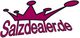 Logo mit lila Krone und dem Text "Salzdealer.de" in lila, darunter ein schwarzer Schatten.