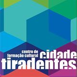 Logotipo colorido do Centro de Formação Cultural Cidade Tiradentes com formas geométricas.