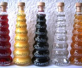 Die Wochentagsflasche