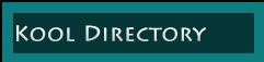 "Teal banner with white text: Kool Directory."